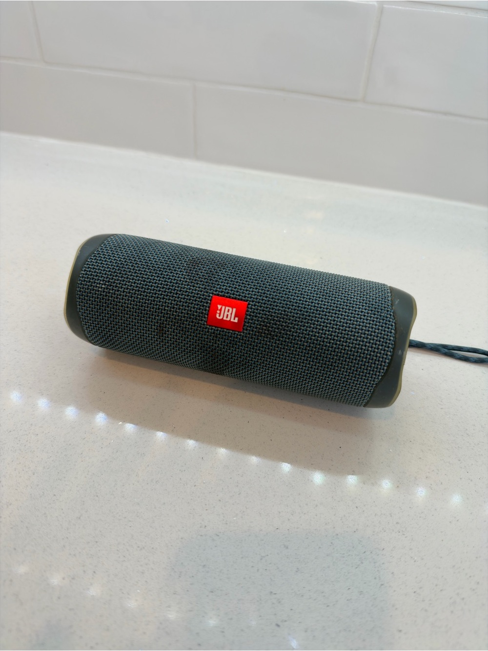 JBL Portable Bluetooth Speaker - Dark Gray with Red Logo